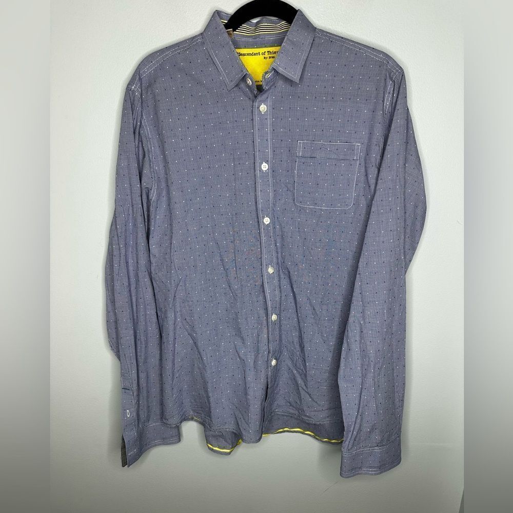 DESCENDANT OF THIEVES Dres Ladro Indie button Shirt Limited Edition Sz XL